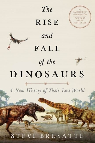 Buchcover und Innenansicht für das Buch: Aufstieg und Fall der Dinosaurier