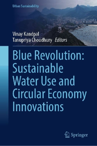Buchcover und Innenansicht für das Buch: Blue Revolution: Sustainable Water Use and Circular Economy Innovations