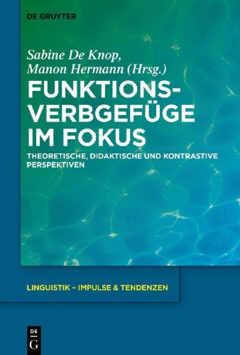 Buchcover und Innenansicht für das Buch: Funktionsverbgefüge im Fokus