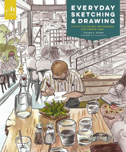 Buchcover und Innenansicht für das Buch: Everyday Sketching and Drawing