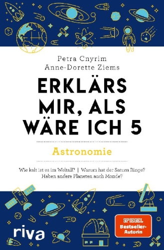 Buchcover und Innenansicht für das Buch: Erklärs mir, als wäre ich 5 - Astronomie