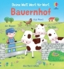 Buchcover und Innenansicht für das Buch: Deine Welt Wort für Wort: Bauernhof