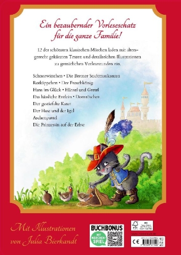 Buchcover und Innenansicht für das Buch: Mein erster großer Märchenschatz
