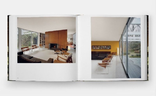 Buchcover und Innenansicht für das Buch: Midcentury Houses Today