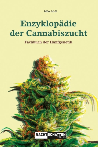 Buchcover und Innenansicht für das Buch: Enzyklopädie der Cannabiszucht