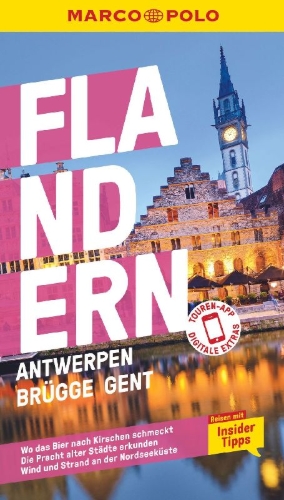Buchcover und Innenansicht für das Buch: MARCO POLO Reiseführer Flandern, Antwerpen, Brügge, Gent