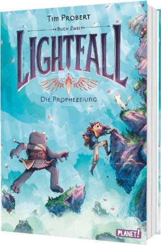 Buchcover und Innenansicht für das Buch: Lightfall - Shadow of the Bird