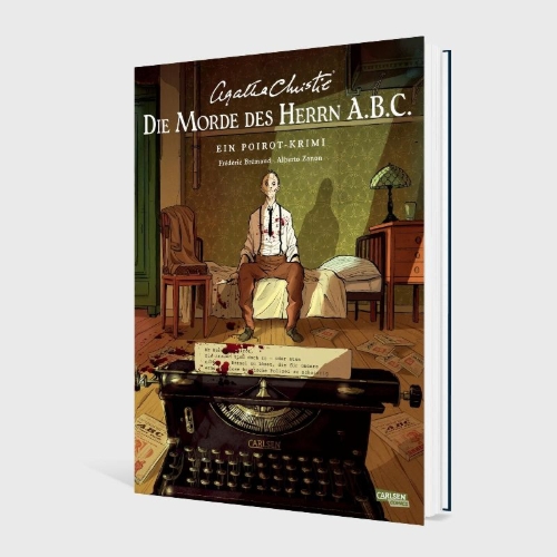 Buchcover und Innenansicht für das Buch: Hercule Poirot - A.B.C contre Poirot