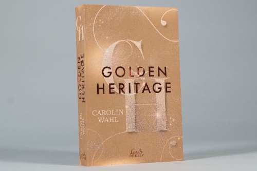 Buchcover und Innenansicht für das Buch: Golden Heritage (Crumbling Hearts, Band 2)