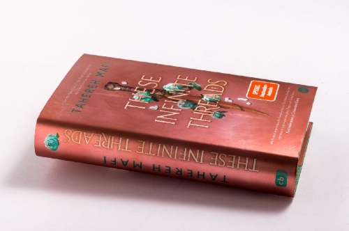 Buchcover und Innenansicht für das Buch: This Woven Kingdom