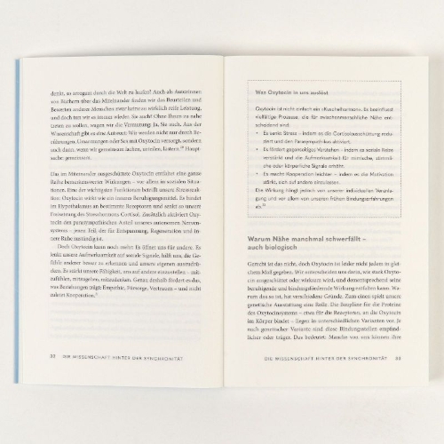 Buchcover und Innenansicht für das Buch: Wie Synchronität die Seele heilt
