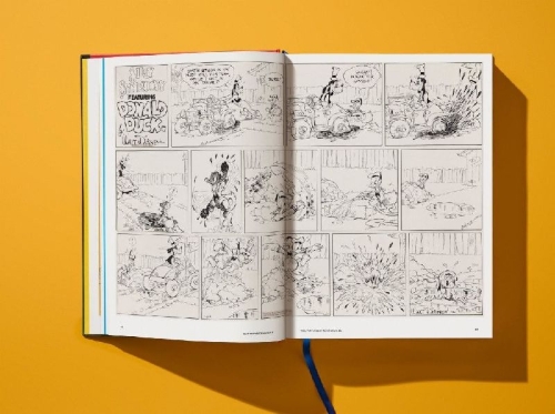 Buchcover und Innenansicht für das Buch: Walt Disney's Donald Duck