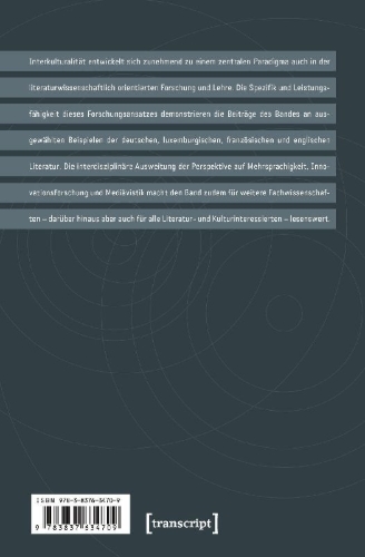 Buchcover und Innenansicht für das Buch: Das Paradigma der Interkulturalität