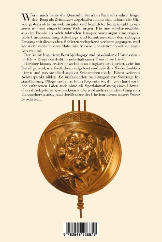 Buchcover und Innenansicht für das Buch: Die Großuhr