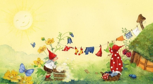 Buchcover und Innenansicht für das Buch: Bei Pippa und Pelle zu Hause