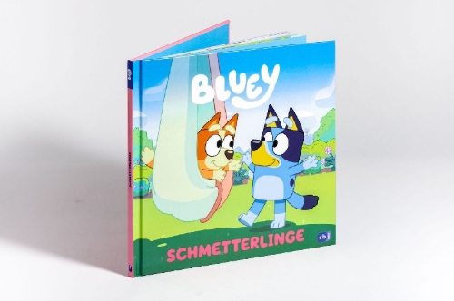 Buchcover und Innenansicht für das Buch: BLUEY - Butterflies