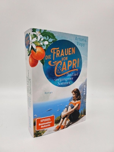 Buchcover und Innenansicht für das Buch: Die Frauen von Capri - Das Lied vergangener Sommer