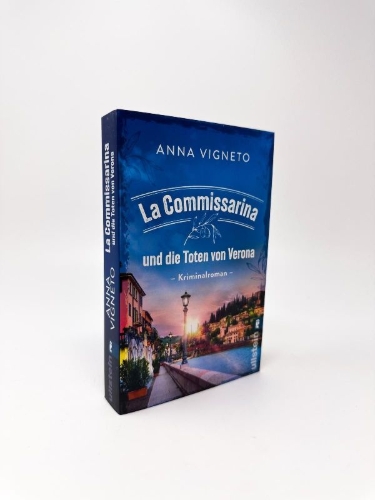 Buchcover und Innenansicht für das Buch: La Commissarina und das Totengeläut