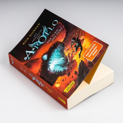 Buchcover und Innenansicht für das Buch: The Trials of Apollo, Book 5: The Tower of Nero