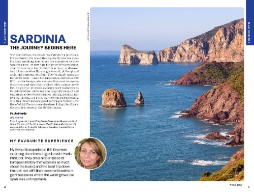 Buchcover und Innenansicht für das Buch: Lonely Planet Sardinia