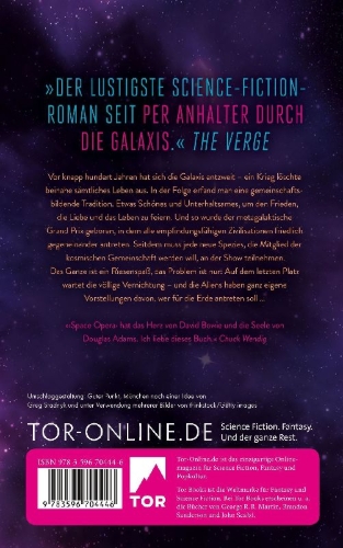 Buchcover und Innenansicht für das Buch: Space Opera