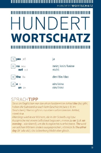 Buchcover und Innenansicht für das Buch: Langenscheidt Schnell mitreden Englisch