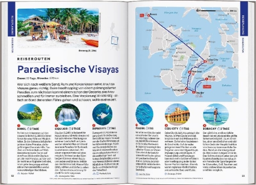 Buchcover und Innenansicht für das Buch: LONELY PLANET Reiseführer Philippinen