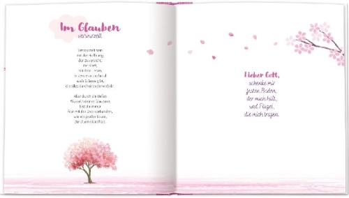 Buchcover und Innenansicht für das Buch: Meine erste heilige Kommunion
