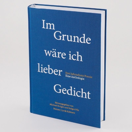 Buchcover und Innenansicht für das Buch: Im Grunde wäre ich lieber Gedicht