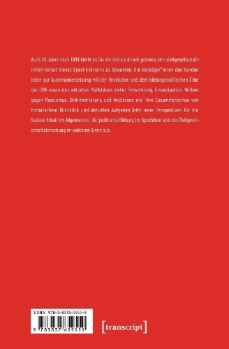 Buchcover und Innenansicht für das Buch: Die Friedliche Revolution 1989 und die Soziale Arbeit