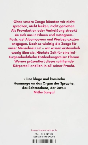 Buchcover und Innenansicht für das Buch: Die Zunge