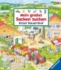 Buchcover und Innenansicht für das Buch: Sachen suchen - Mein großes Sachen suchen: Unser Bauernhof