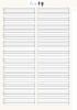 Buchcover und Innenansicht für das Buch: Mein eigenes Wörterheft - Lineatur 2 mit seitlichem ABC-Register