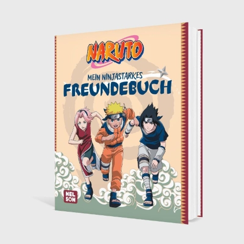Buchcover und Innenansicht für das Buch: Naruto: Mein ninjastarkes Freundebuch