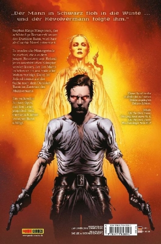 Buchcover und Innenansicht für das Buch: The Dark Tower: The Gunslinger Born #1-#7; The Dark Tower: The Long Road Home #1-#5