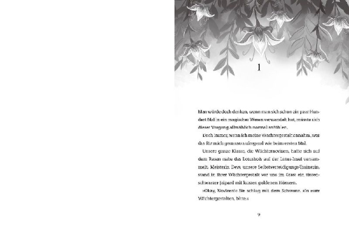 Buchcover und Innenansicht für das Buch: Legends of Lotus Island 03, Into the shadow mist - Band 03 von 04