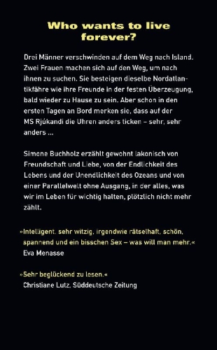 Buchcover und Innenansicht für das Buch: Unsterblich sind nur die anderen