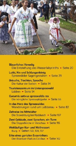 Buchcover und Innenansicht für das Buch: TRESCHER Reiseführer Spreewald