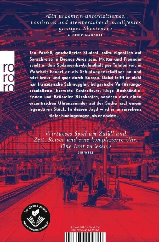 Buchcover und Innenansicht für das Buch: Grand Tour oder die Nacht der Großen Complication