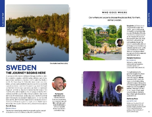 Buchcover und Innenansicht für das Buch: Lonely Planet Sweden