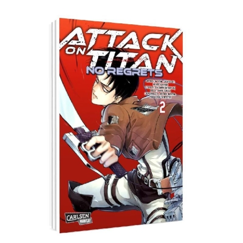 Buchcover und Innenansicht für das Buch: Attack on Titan - No Regrets 2