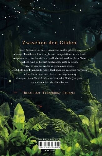 Buchcover und Innenansicht für das Buch: Feuerblüte - Orakel des Mondes