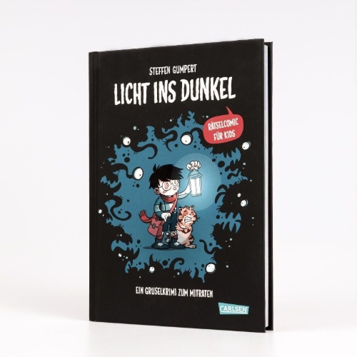 Buchcover und Innenansicht für das Buch: Licht ins Dunkel
