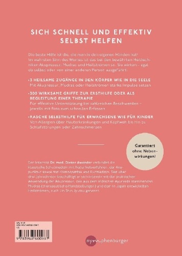 Buchcover und Innenansicht für das Buch: Heile dich selbst mit deinen Händen