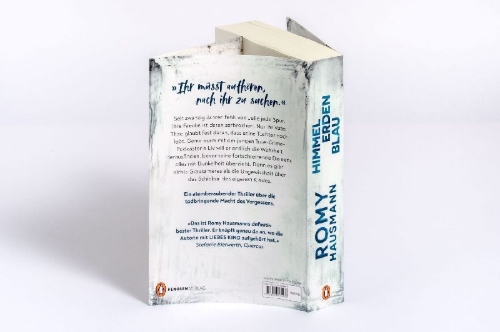 Buchcover und Innenansicht für das Buch: Himmelerdenblau