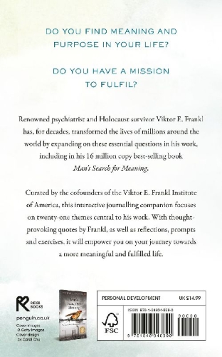 Buchcover und Innenansicht für das Buch: Viktor E. Frankl and the Search for Meaning