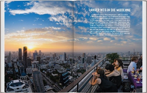 Buchcover und Innenansicht für das Buch: DUMONT Bildatlas Thailand
