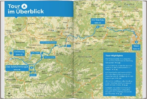 Buchcover und Innenansicht für das Buch: MARCO POLO Camper Guide Österreich
