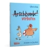 Buchcover und Innenansicht für das Buch: Arschbombe verboten