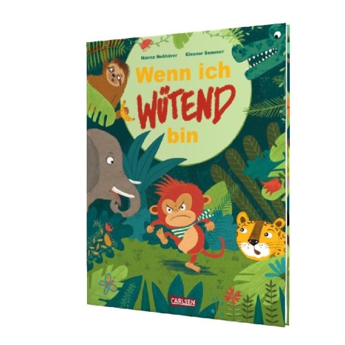 Buchcover und Innenansicht für das Buch: Wenn ich wütend bin